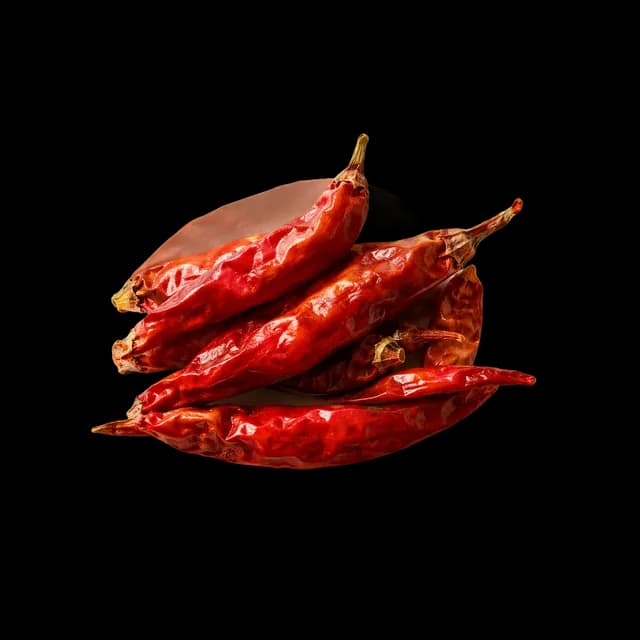 Whole dried red chillies