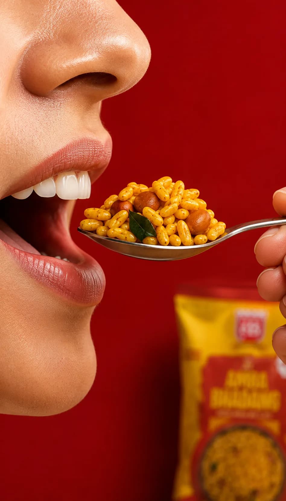 @jayambabhadang post, a spoonful of crunchy masala bhadang
