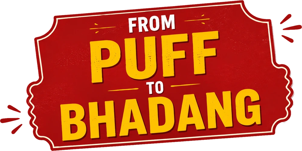 Puffed rice transforming into Jay Amba Bhadang Kolhapuri masala bhadang